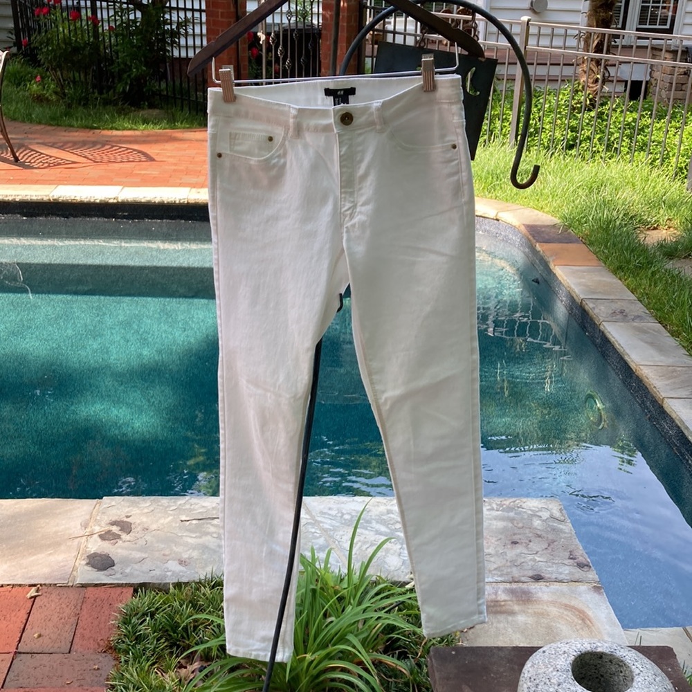 H&M White Skinny Jeans